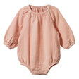 Nature Baby Meadow Bodysuit - Muslin Rose Dust