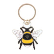 Metal Enamel Keyring - Forest Bee