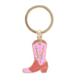 Metal Enamel Keyring - Cowboy Boot