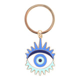 Metal Enamel Keyring - All Seeing Eye