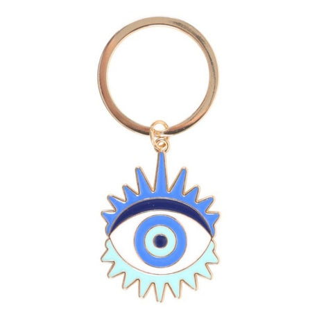 Metal Enamel Keyring - All Seeing Eye
