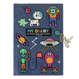 Tiger Tribe Lockable Diary - Pixel Space