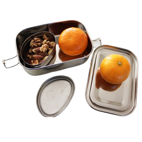 Stainless Steel Lunchbox - Rectangle Large