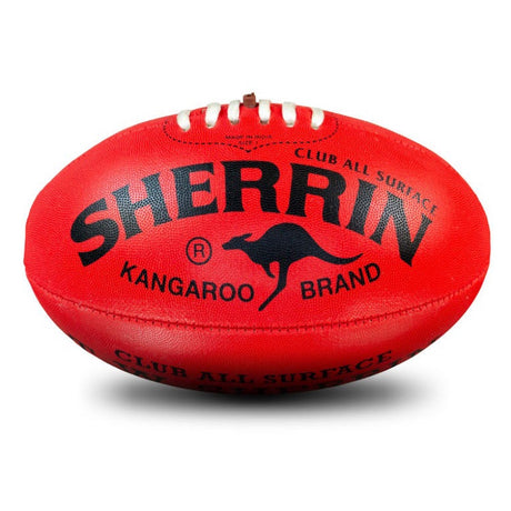 Sherrin KB Club All Surface Football 2PLY - Red Size2