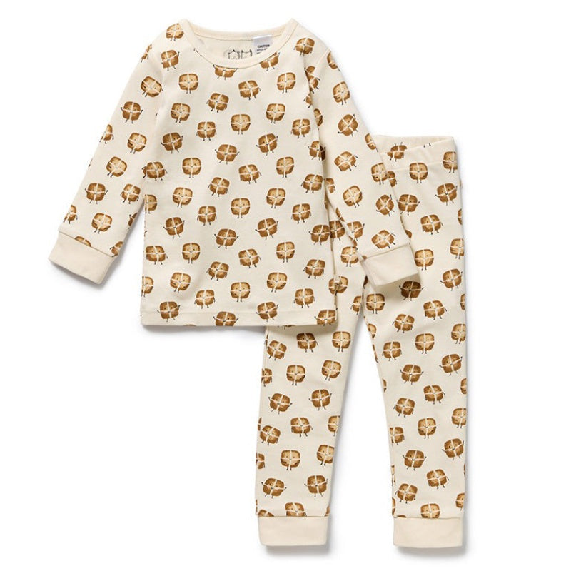 Wilson & Frenchy LS Pyjamas - Hot Crossed Buns