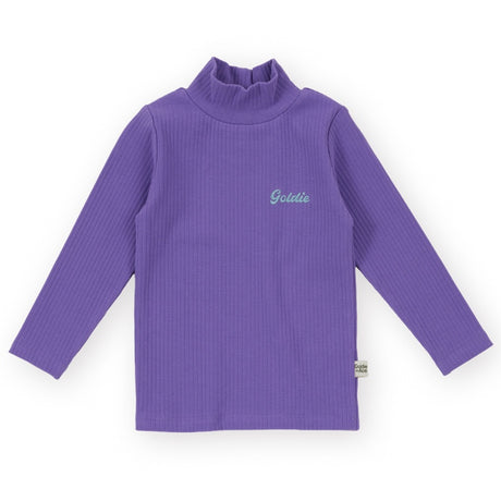 Goldie + Ace Embroidered Rib Skivvy - Grape