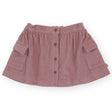 Goldie + Ace Corduroy Pocket Skirt - Dusty Pink
