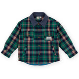 Goldie + Ace Padded Shacket - Check