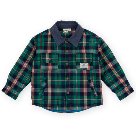 Goldie + Ace Padded Shacket - Check