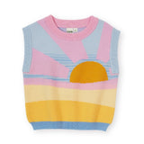 Goldie + Ace Knit Vest - Sunrise