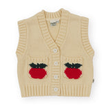 Goldie + Ace Knit Vest - Apple Pocket