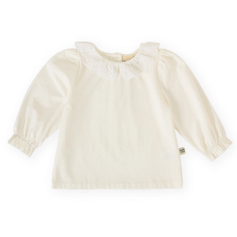 Goldie + Ace Laura Puff Sleeve Collar Top