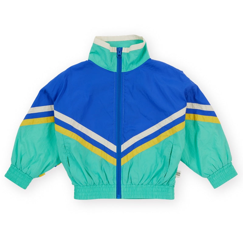 Goldie + Ace Retro Spray Jacket - Jade/Blue