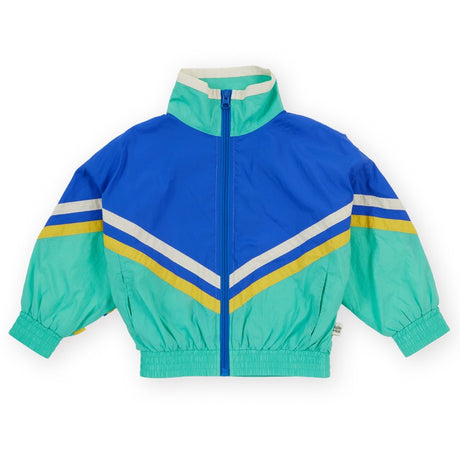 Goldie + Ace Retro Spray Jacket - Jade/Blue
