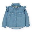 Goldie + Ace Chambray Shirt - Wild Strawberry