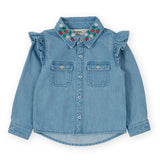 Goldie + Ace Chambray Shirt - Wild Strawberry