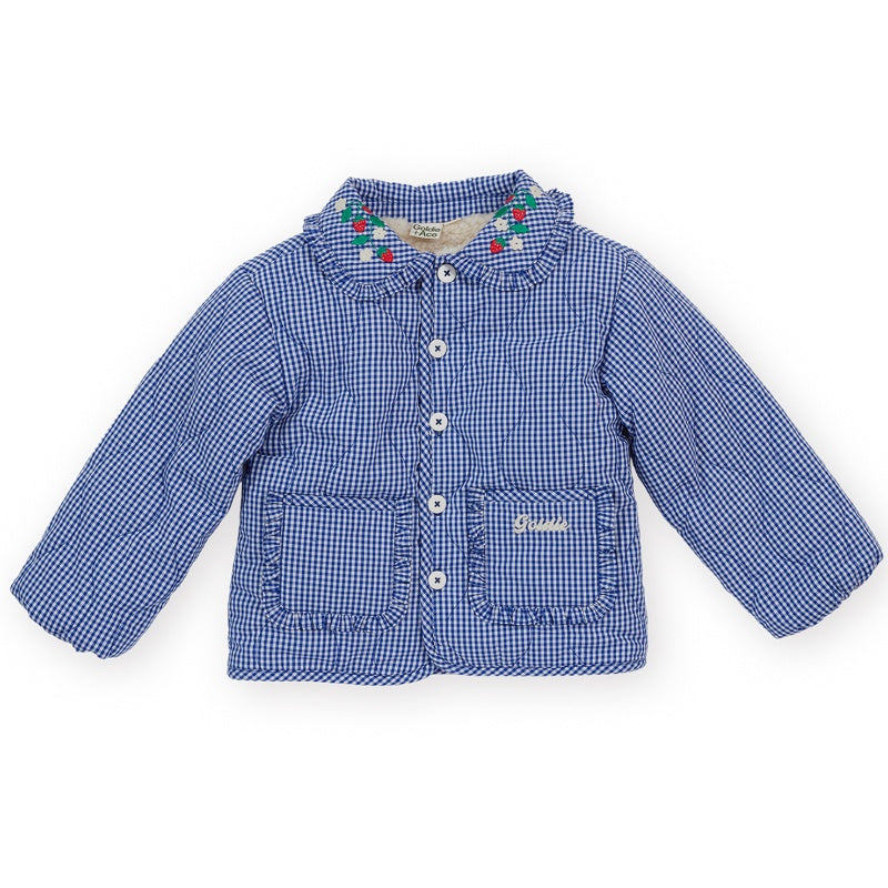 Goldie + Ace Padded Jacket - Wild Strawberry Gingham