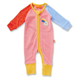 Halcyon Nights Long Sleeve Terry Romper - Stars Pink