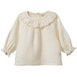 Nature Baby Ruffle Cameron Blouse - Natural
