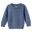 Nature Baby Billy Jumper - Dusky Blue Cable Knit