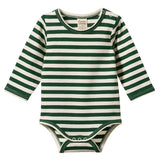 Nature Baby Long Sleeve Bodysuit - Eden Sea Stripe