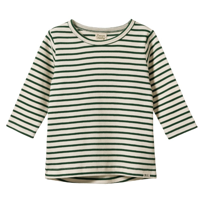 Nature Baby Long Sleeve River Tee - Eden Sailor Stripe