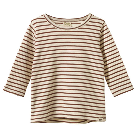 Nature Baby Long Sleeve River Tee - Pinecone Sailor Stripe