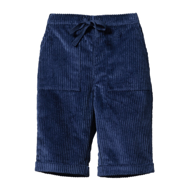 Nature Baby Teddy Cord Pants - Navy