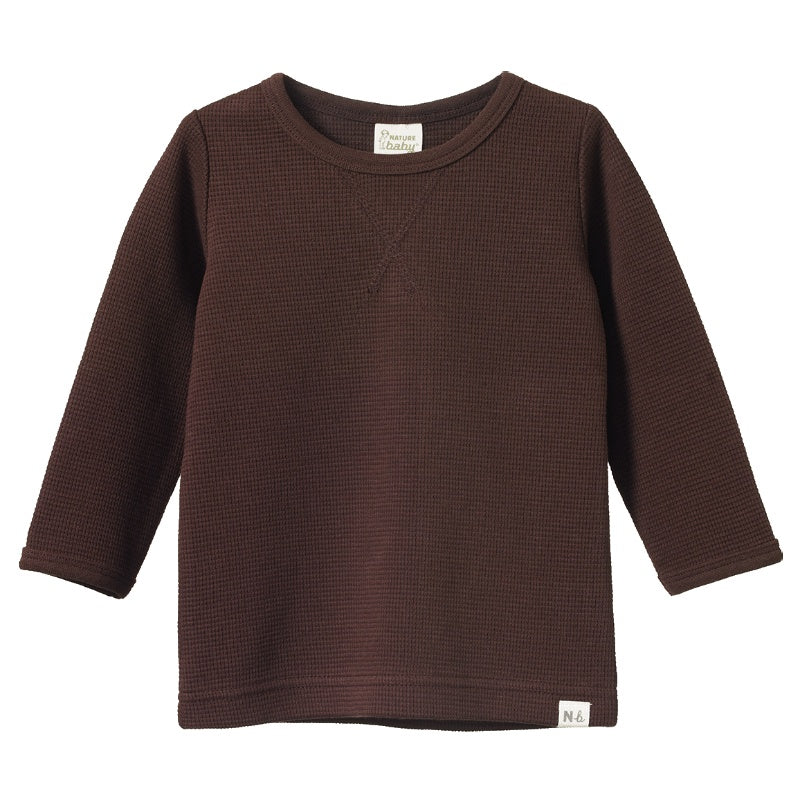 Nature Baby Waffle Tee - Pinecone