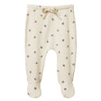 Nature Baby Footed Rompers - Pointelle Winter Berry