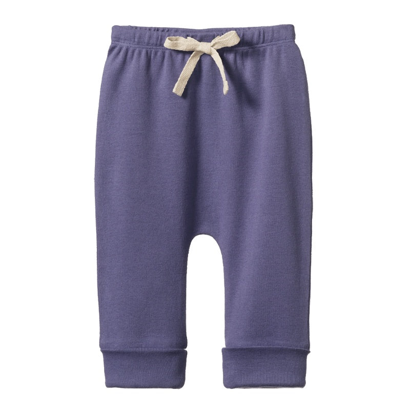 Nature Baby Drawstring Pants - Heron