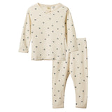 Nature Baby 2PC Long Sleeve Pyjamas Pointelle - Winter Berry