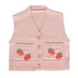 Acorn Merino Vest - Strawberry Fields