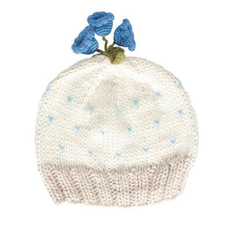Acorn Bluebell Beanie - Cream