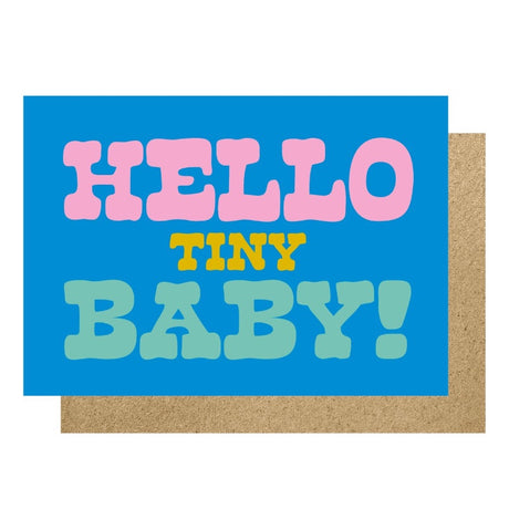 Hello Tiny Baby Card