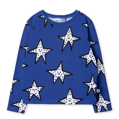 Minti Star Buddies Tee - Bright Blue
