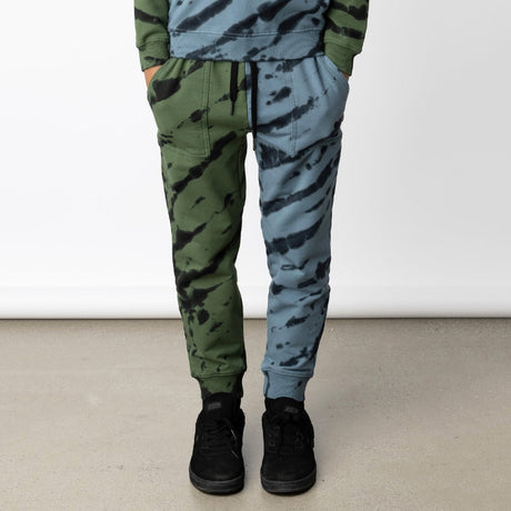 Minti Duo Tie Dye Trackies - Blue/Green