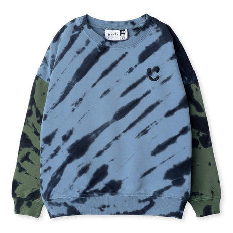 Minti Duo Tie Dye Crew - Blue/Green