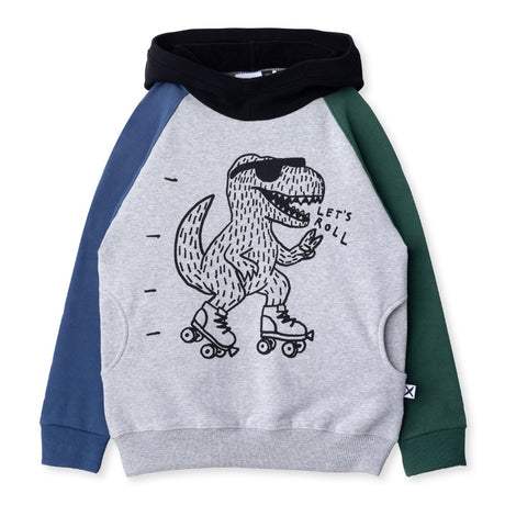 Minti Furry Hood - Rolling Rex Grey
