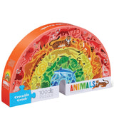 Tiger Tribe Rainbow Puzzle 100PC - Animals