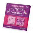 Tiger Tribe Magnetic Game - Tic Tac Toe & Checkers - Unicorn