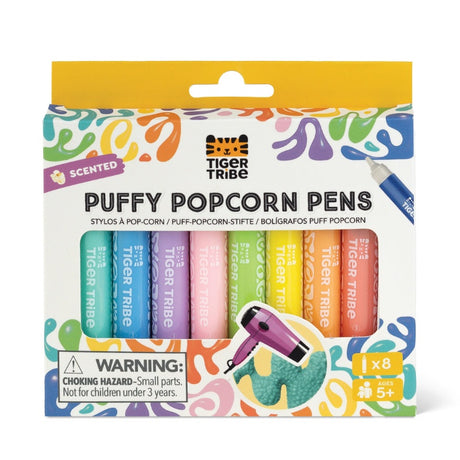 Tiger Tribe Puffy Popcorn Pens