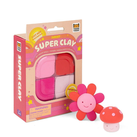 Tiger Tribe Super Clay - Sunset - Pink Red
