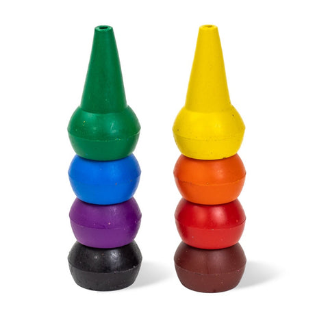 Tiger Tribe Stackable Crayons - Retro Rainbow