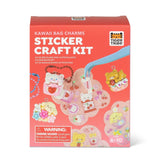 Tiger Tribe Sticker Craft Kit - Kawaii Bag Charms