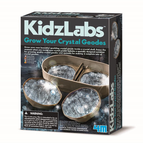 4M KidzLabs - Crystal Geode Growing Kit