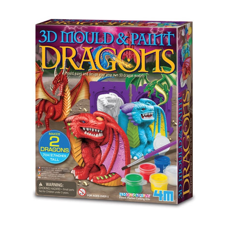 4M Mould & Paint 3D Dragons
