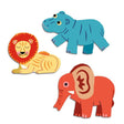 Djeco Safari Animals 62 Sticker Set