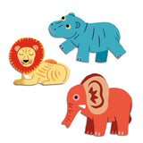 Djeco Safari Animals 62 Sticker Set