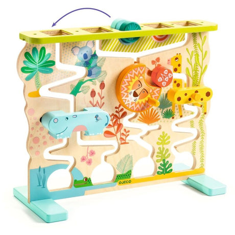 Djeco Cascadou Wooden Sliding Maze Puzzle